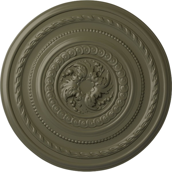 Ekena Millwork Pearl Ceiling Medallion (Fits Canopies up to 1 7/8"), 26 1/4"OD x 1 1/2"P, Painted Turtle CM26PEPTF - main